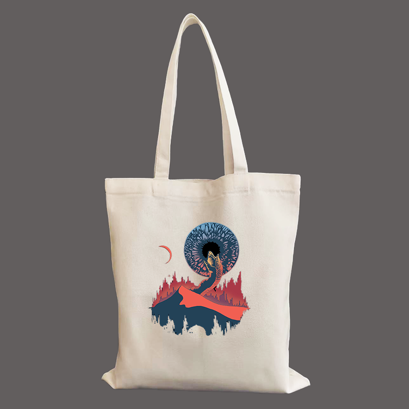 Women Bags Dune - Сумка-шоппер женская из холщовой ткани с