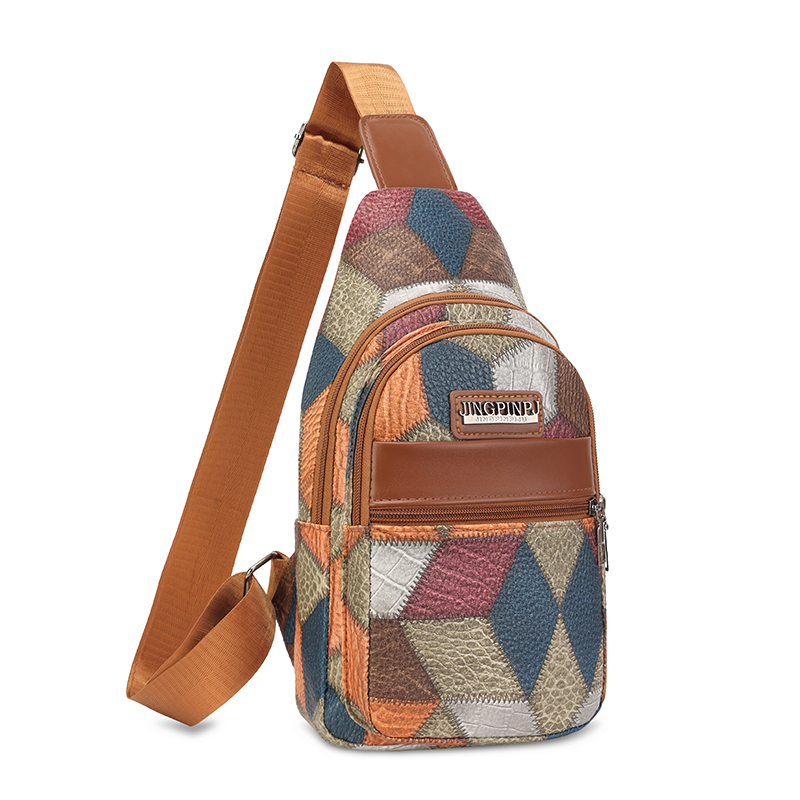 Women Bags Pack - Сумка-слинг унисекс с лоскутным узором, модная