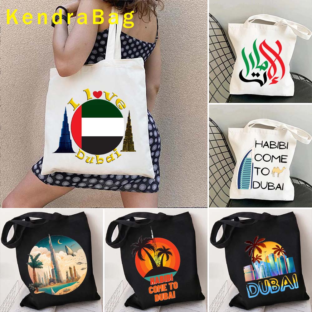 Women Bags Dubai - Сумка-тоут с принтом эмблемы ОАЭ, Дубая,