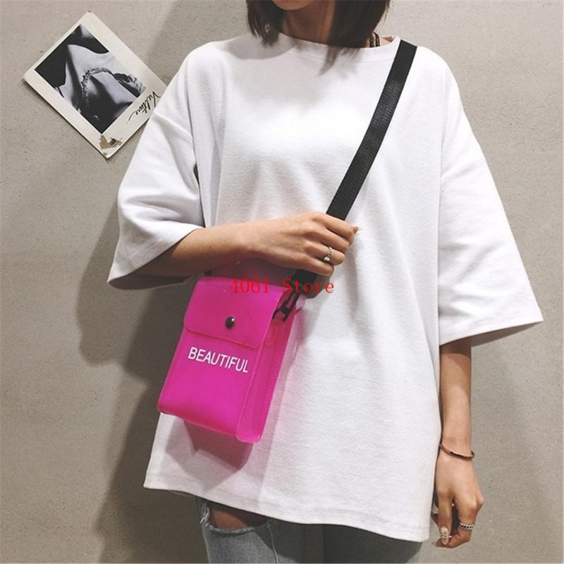 Jelly Bag Clear Pvc - Прозрачная сумка через плечо ярких цветов,