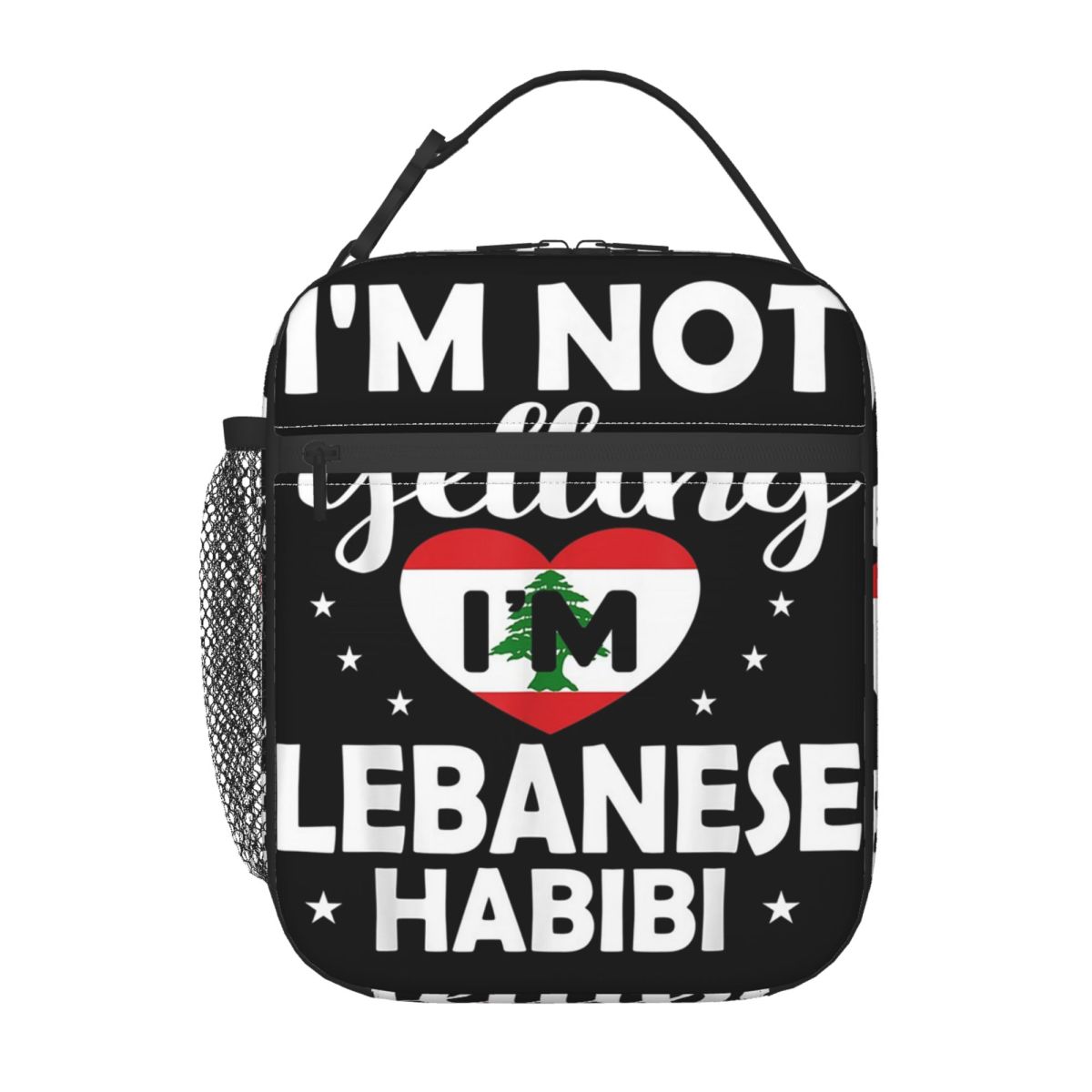 Women Bags Lebanon - Ливанская флаг-сумка для ланча с изображением