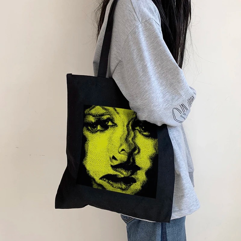 Women'S Vegan Bags - Женская парусиновая сумка ужасов в стиле