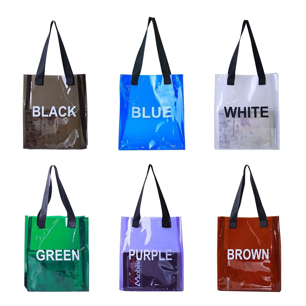 Jelly Bag Clear Pvc - Прозрачная большая сумка, портативная водонепроницаемая сумка