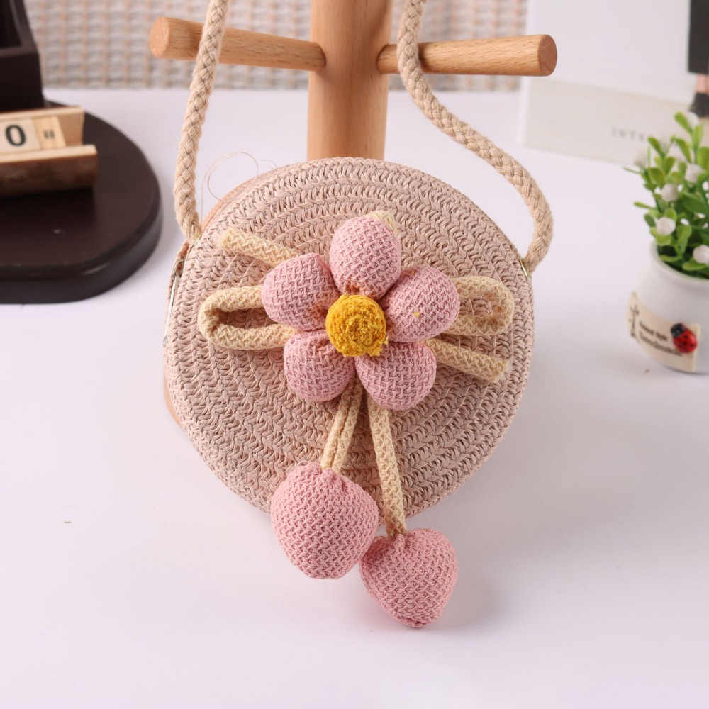 Woven Straw Bag - Повседневная плетеная соломенная сумка ручной работы