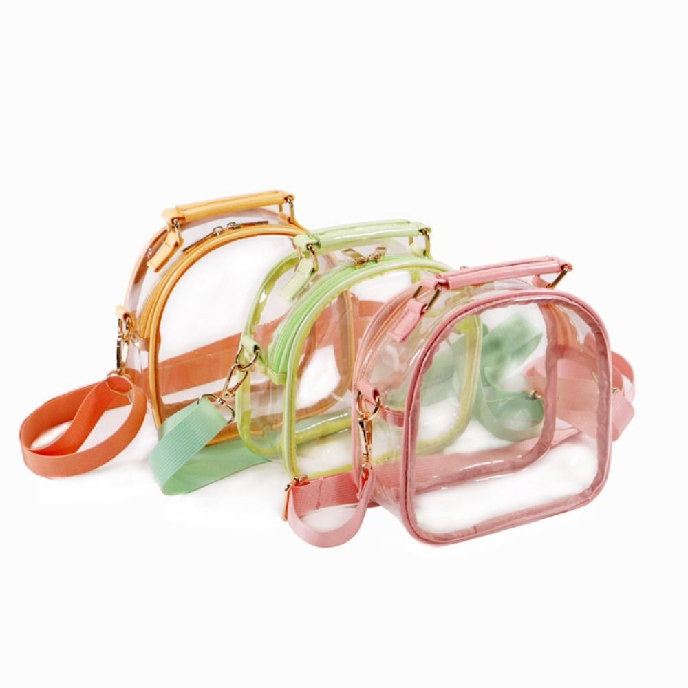 Jelly Bag Clear Pvc - Водонепроницаемая прозрачная сумка-тоут большой вместимости, флуоресцентная