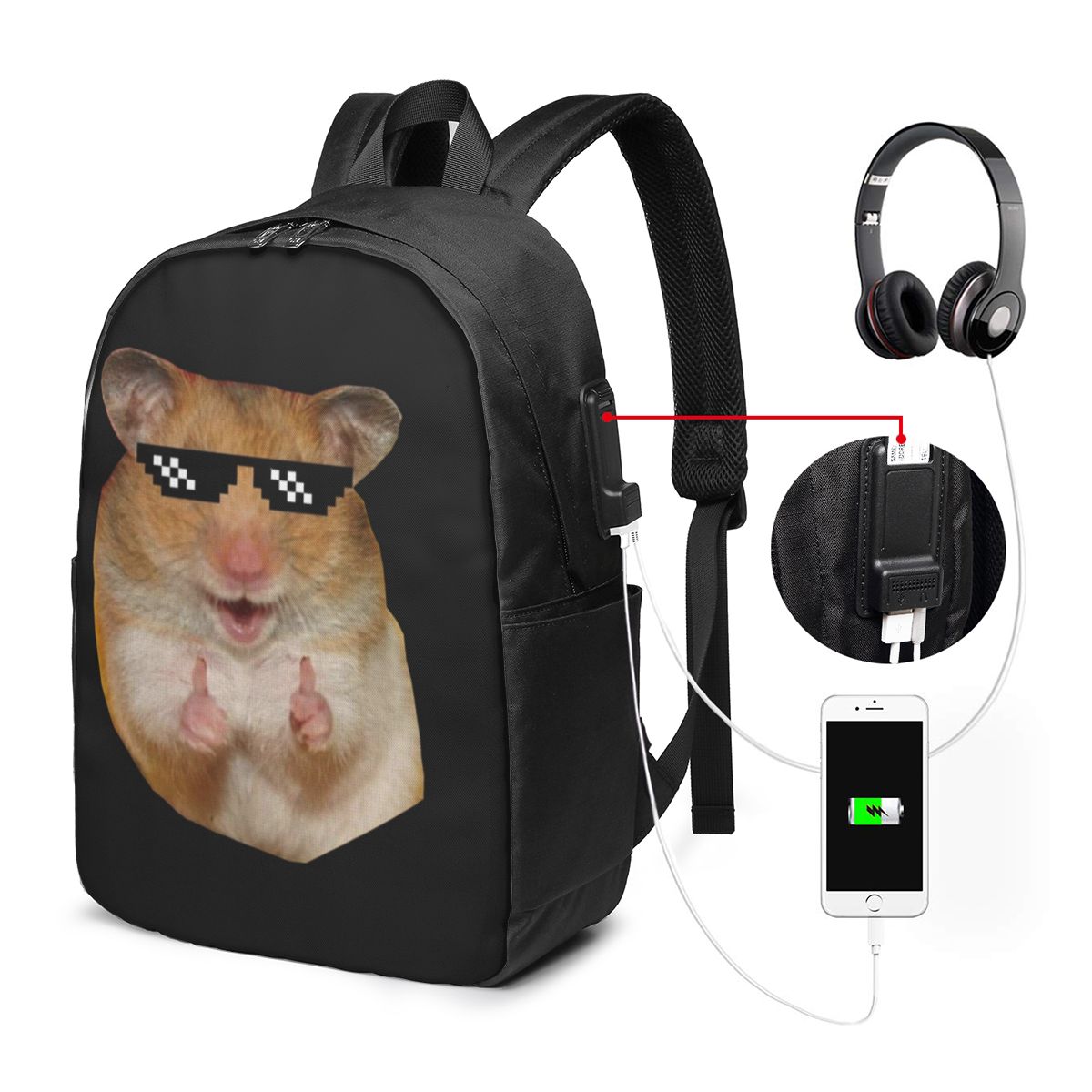 Забавный рюкзак с изображением – обзор и цена Women Bags For Laptop