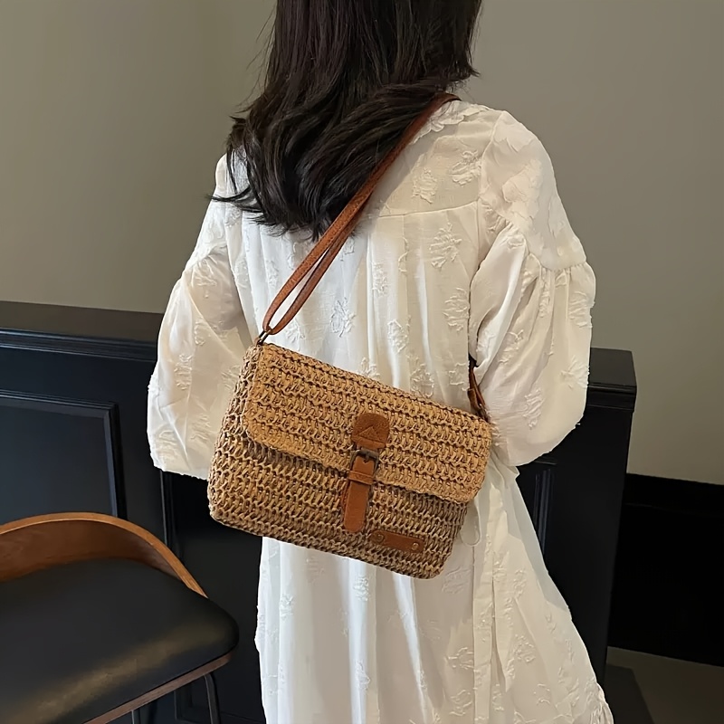 Винтажная женская сумка-кроссб – обзор и цена Woven Straw Bag