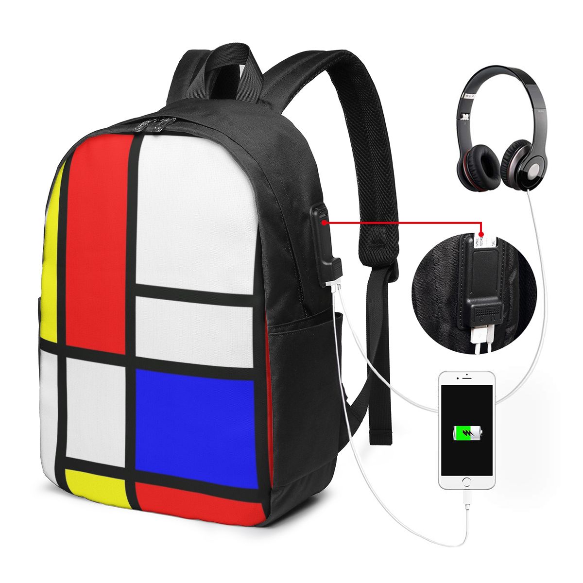 Рюкзак Piet Mondrian Compositi – обзор и цена Women Bags For Laptop