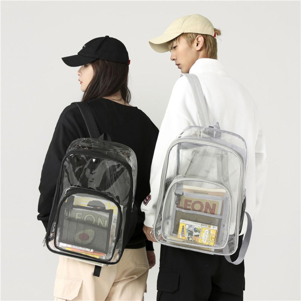 Прозрачный рюкзак из ПВХ больш – обзор и цена Jelly Bag Clear Pvc