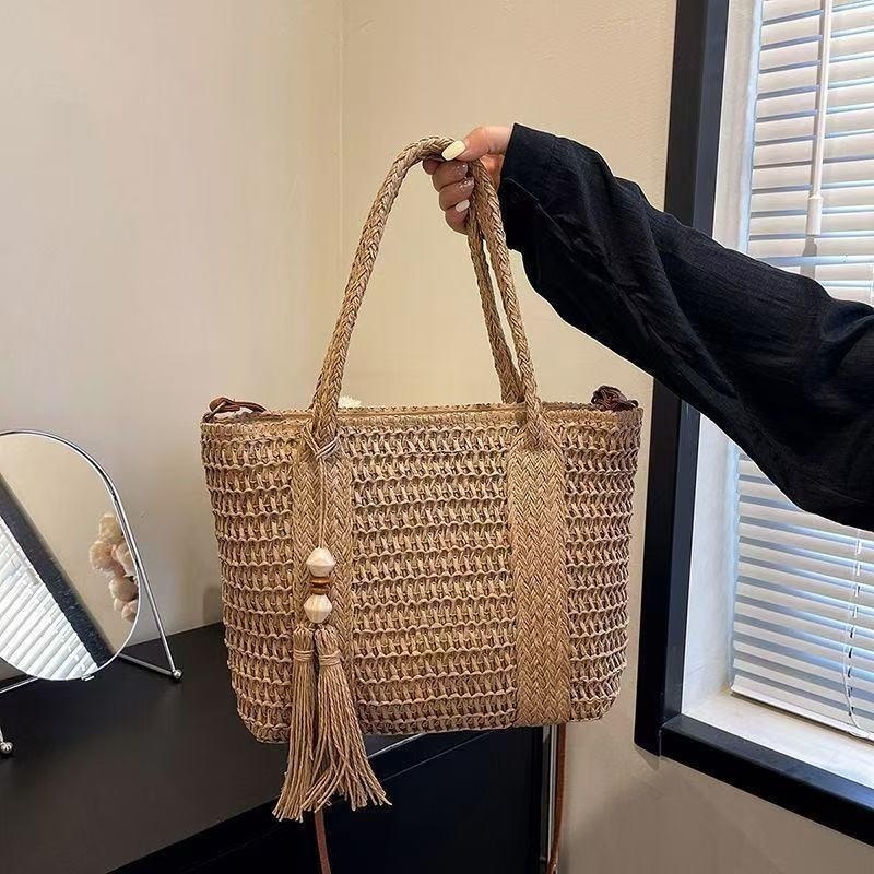 Новая женская соломенная плете – обзор и цена Woven Straw Bag