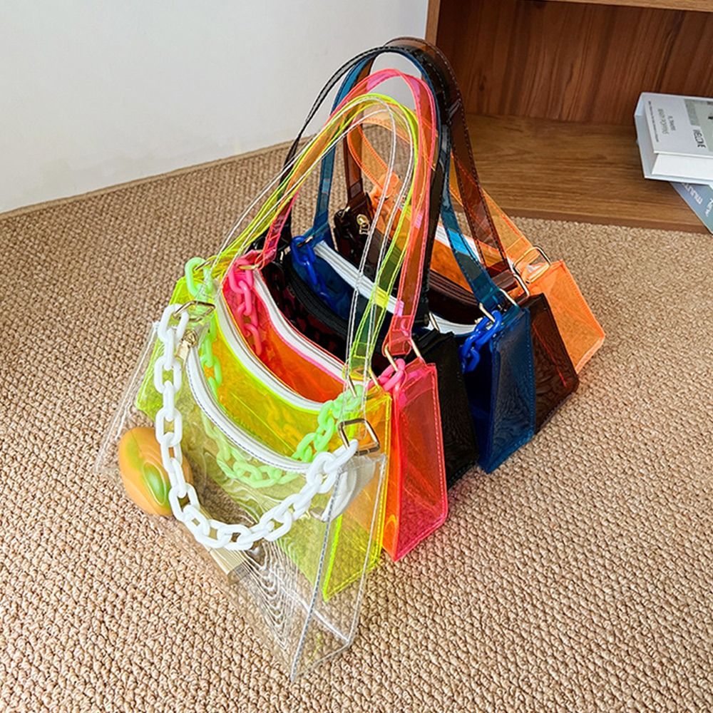 Модные женские прозрачные сумк – обзор и цена Jelly Bag Clear Pvc