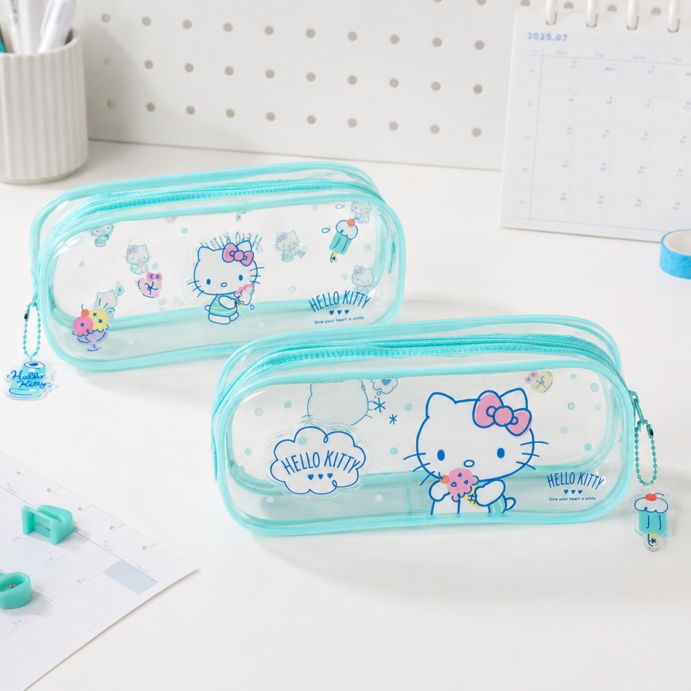 Оригинальный пенал Hello Kitty – обзор и цена Jelly Bag Clear Pvc