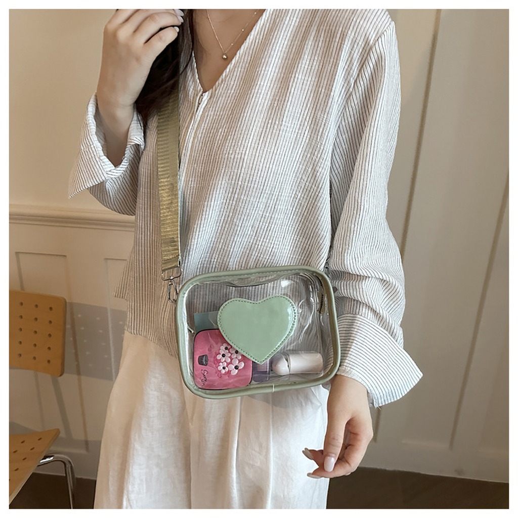 Сумка через плечо с декором в  – обзор и цена Jelly Bag Clear Pvc