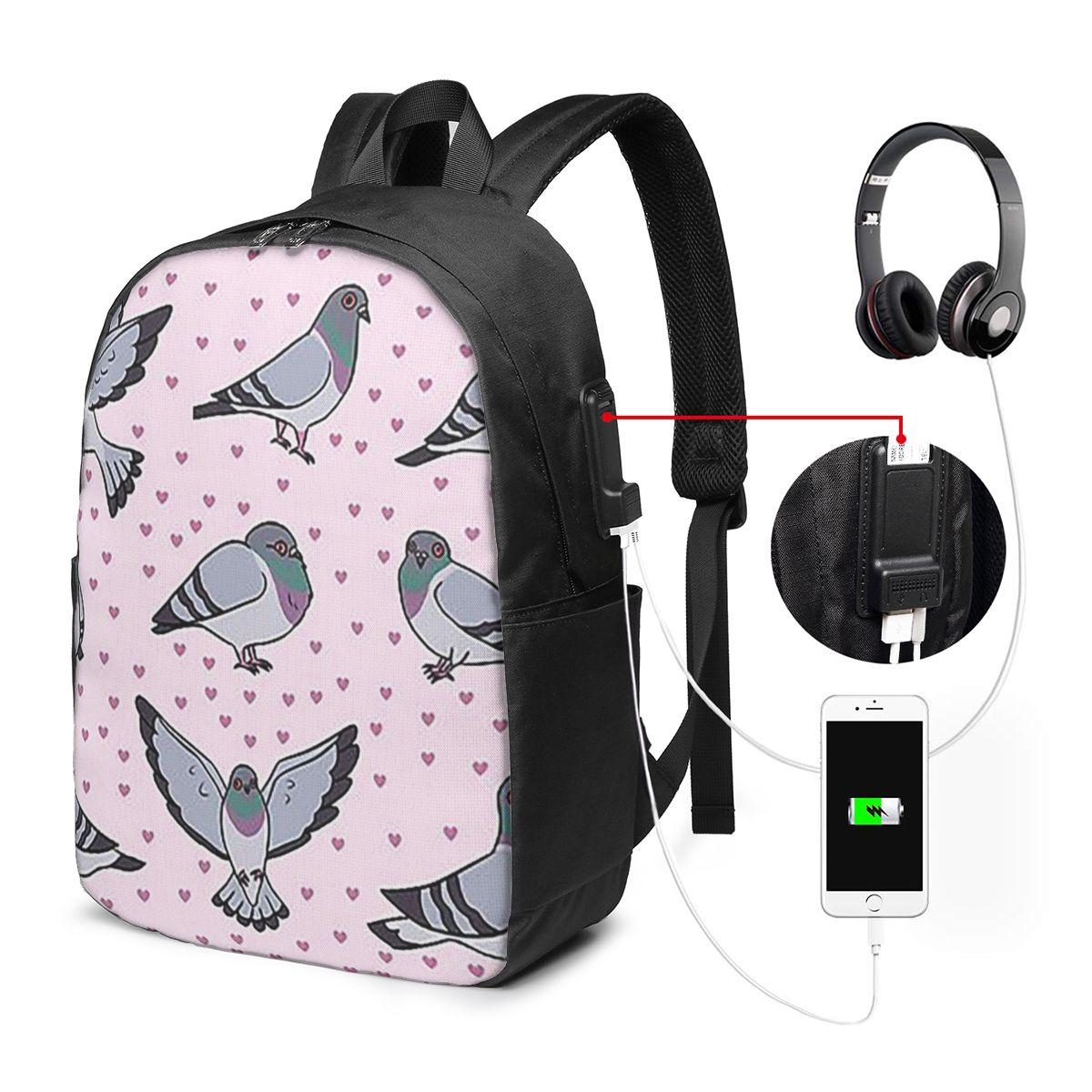 Милый мультяшный рюкзак с изоб – обзор и цена Women Bags Pack