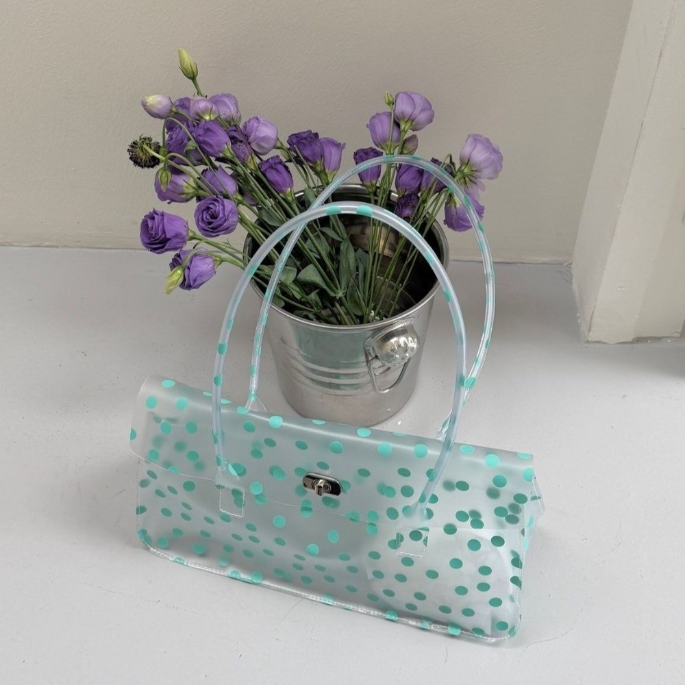 Милая прозрачная сумка-тоут из – обзор и цена Jelly Bag Clear Pvc