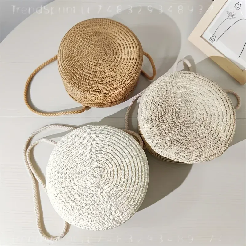 Круглая плетеная сумка-кроссбо – обзор и цена Woven Straw Bag